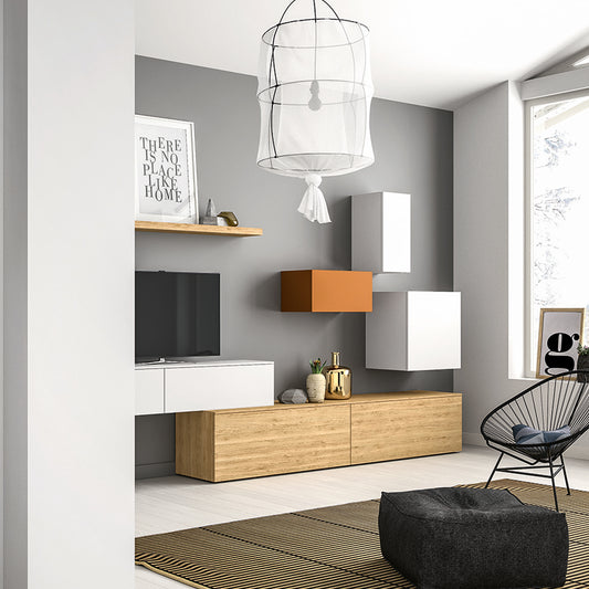 Slim 102 Composition TV Media Unit by Dall'Agnese