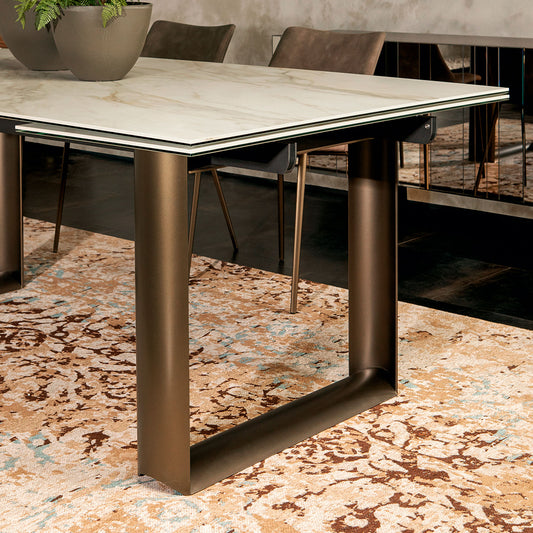 Cube Ceramic Extendable Dining Table by Tonin Casa