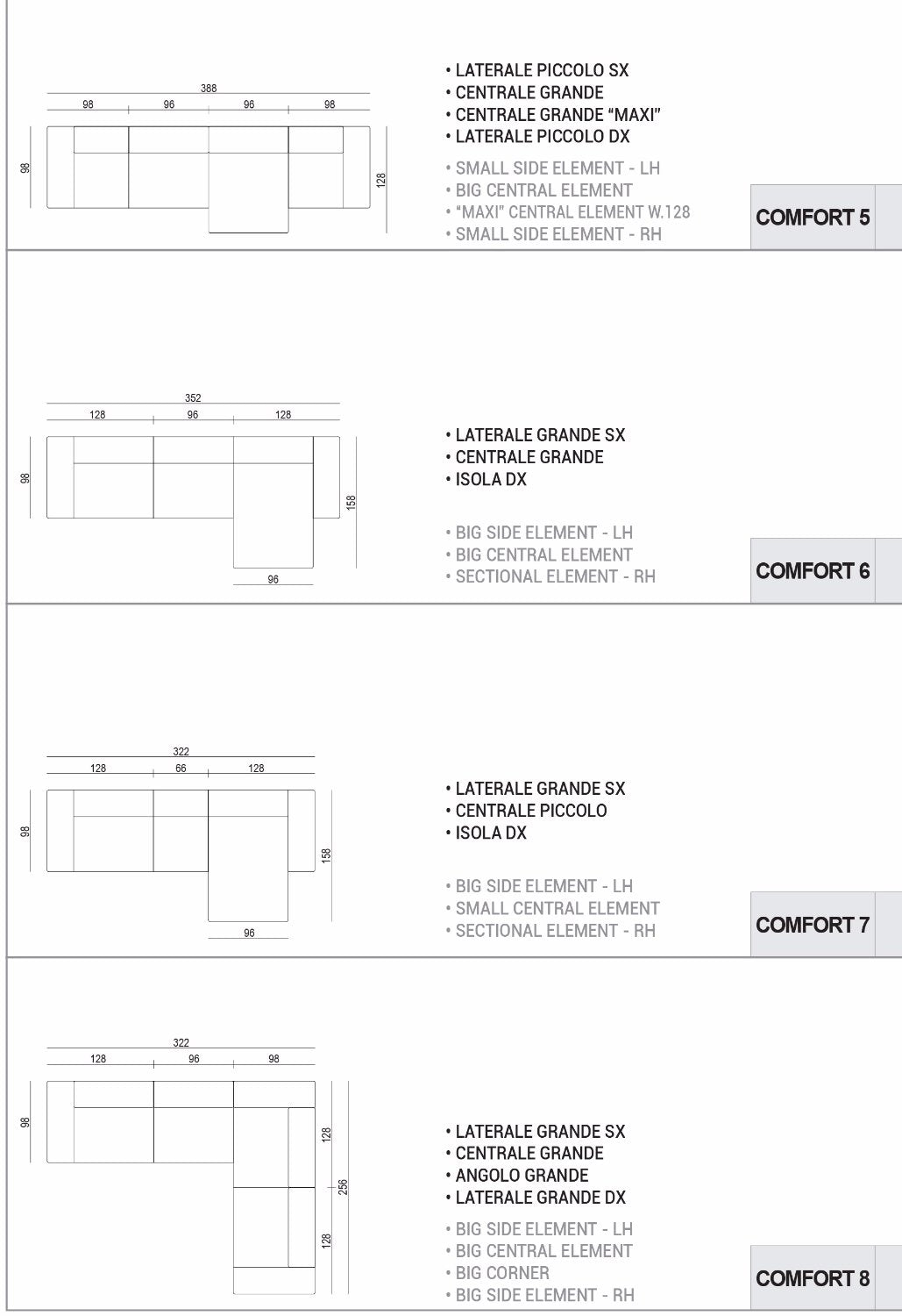 Poldo modern sectional sofa by Dall'Agnese - myitalianliving