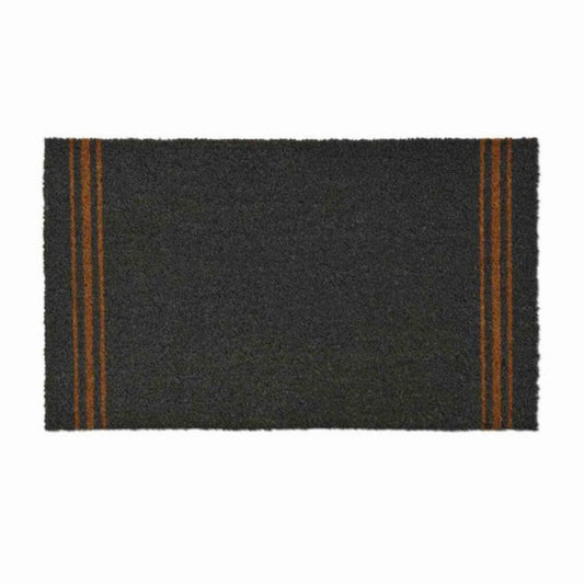 Large Charcoal Triple Stripe Doormat