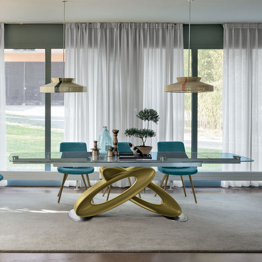 Eclipse Barrel Shaped Extendable Table by Target Point