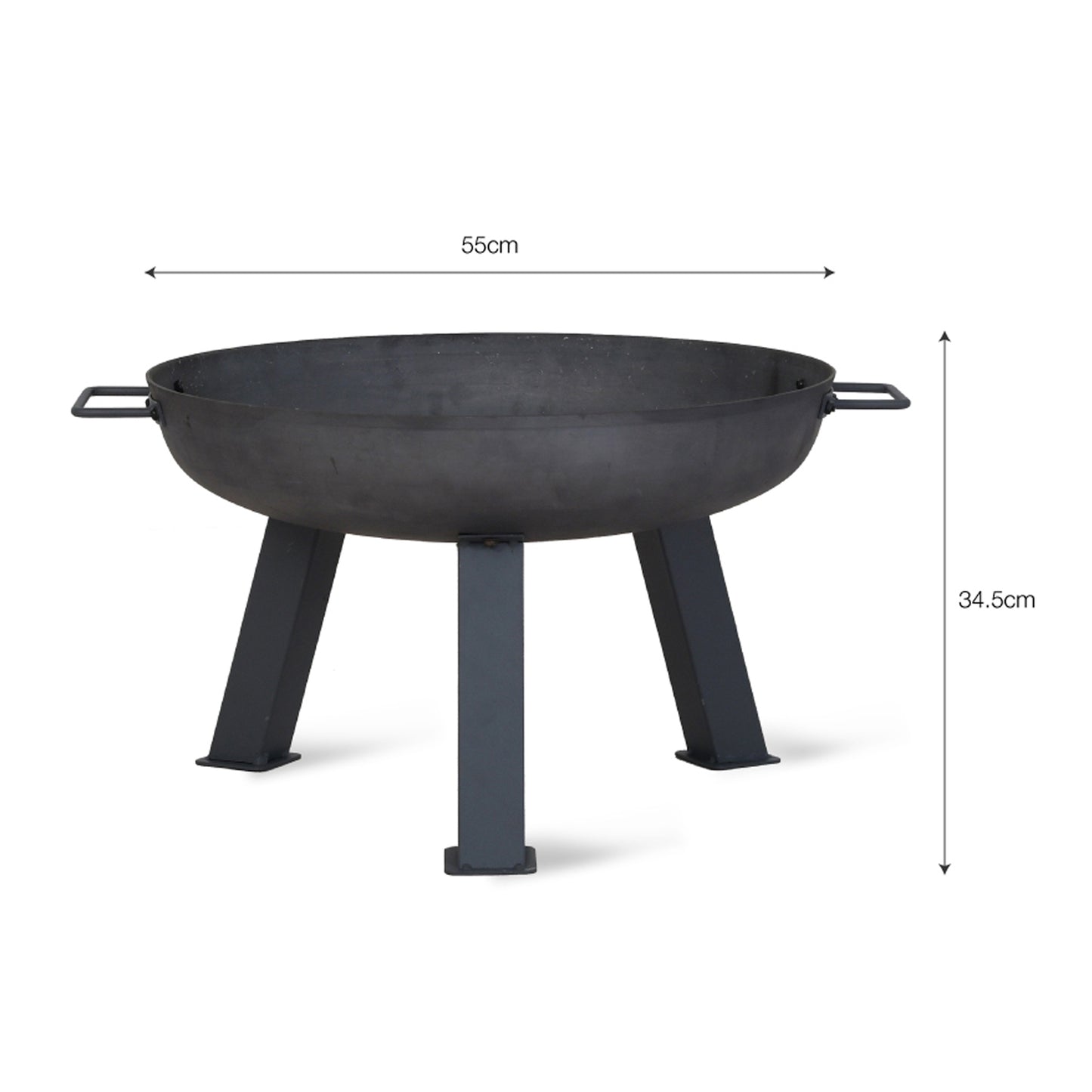 Foscot Fire Pit Small Cast Iron by Garden Trading