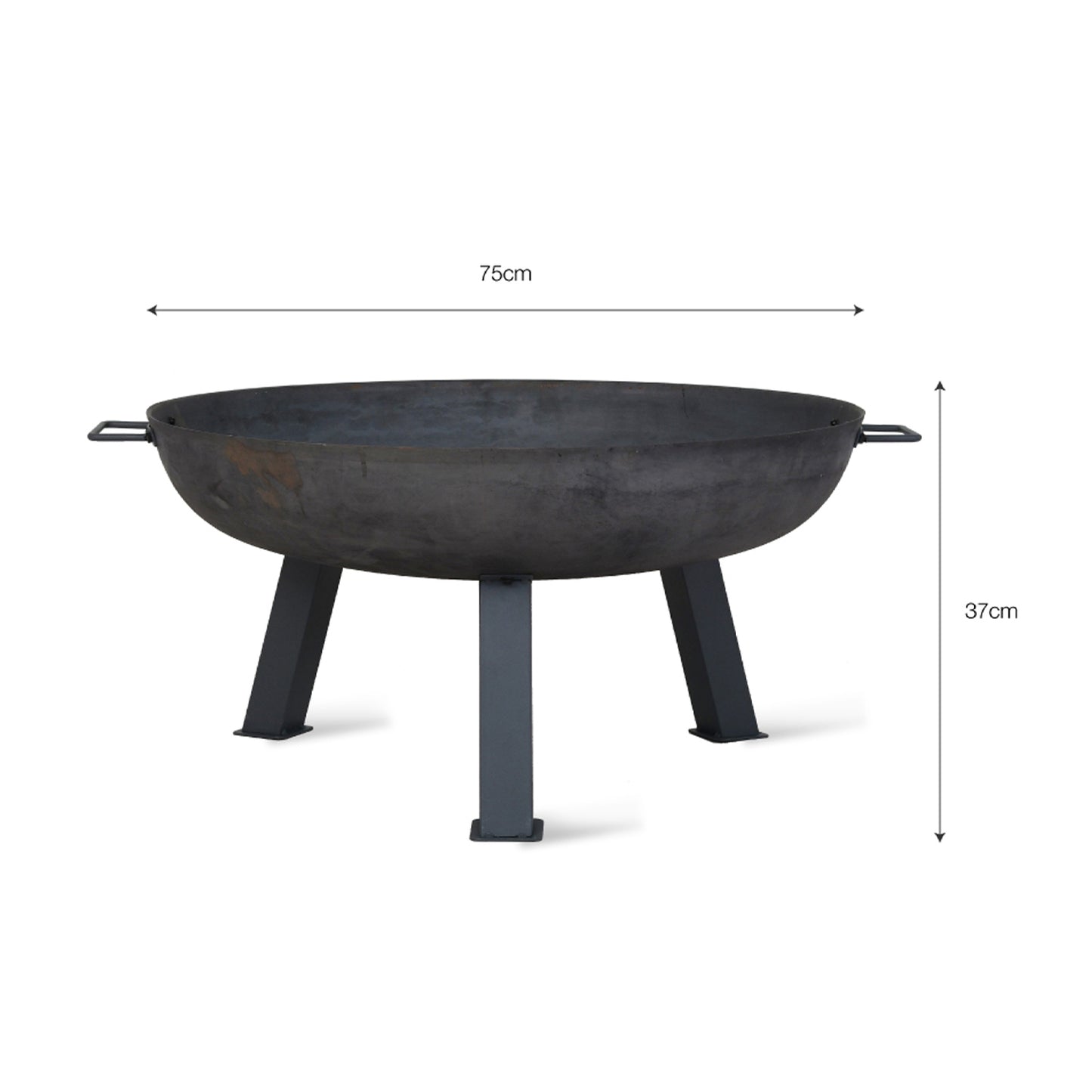 Foscot Fire Pit Medium Cast Iron by Garden Trading