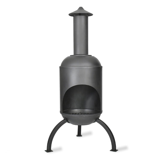 Sarsden Chiminea Steel by Garden Trading