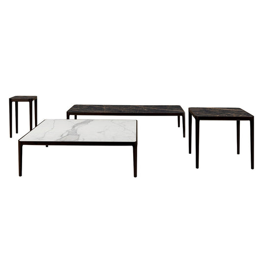 Fidelio Coffee Table in Portoro Porcelain by Tonin Casa
