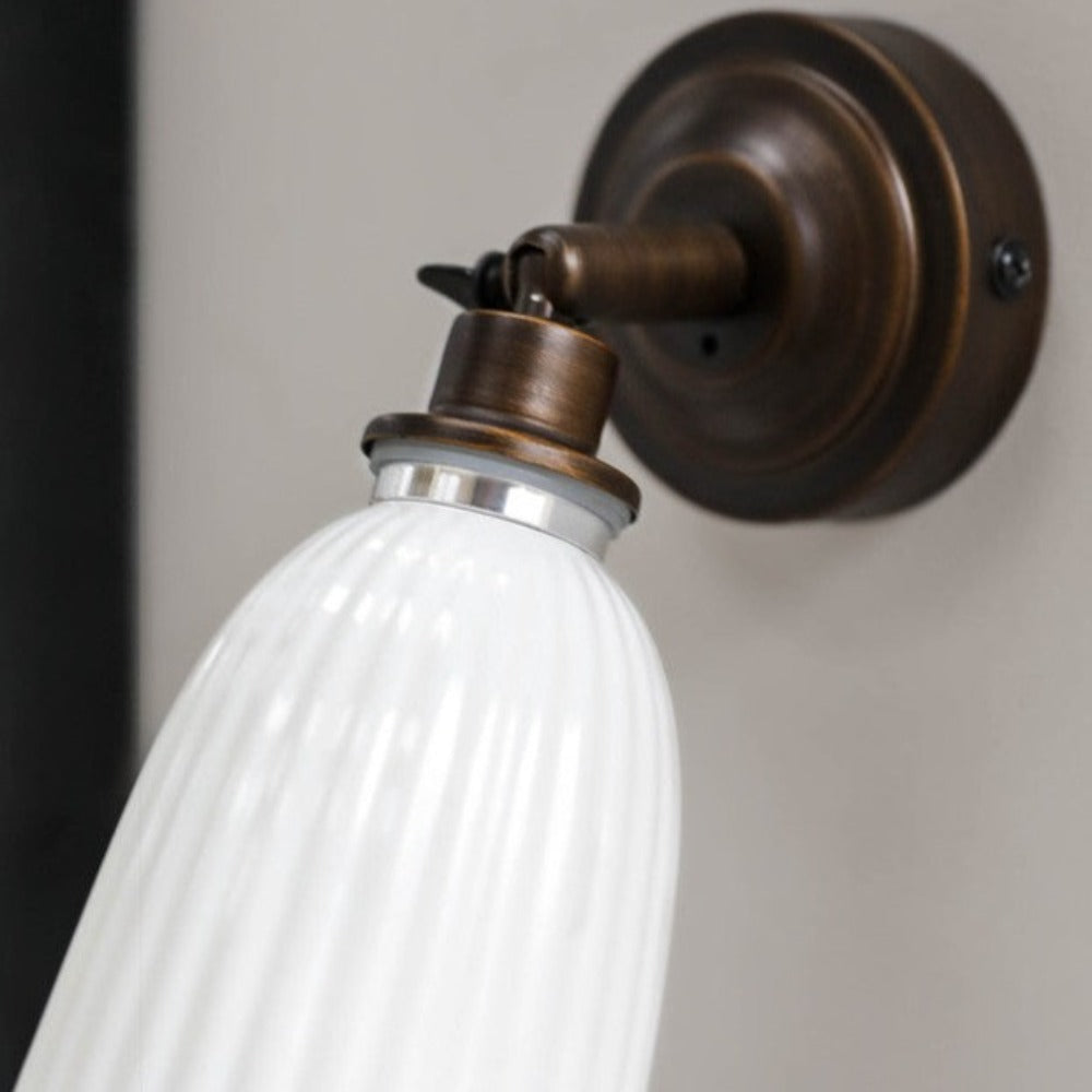 Antique Bronze Alma Bathroom Spotlight