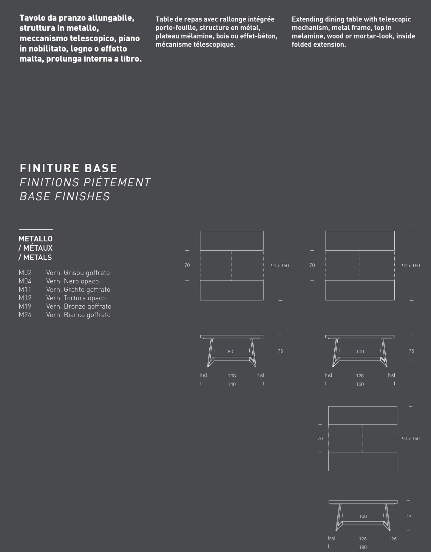 Sipario Extending Dining Table by Altacom