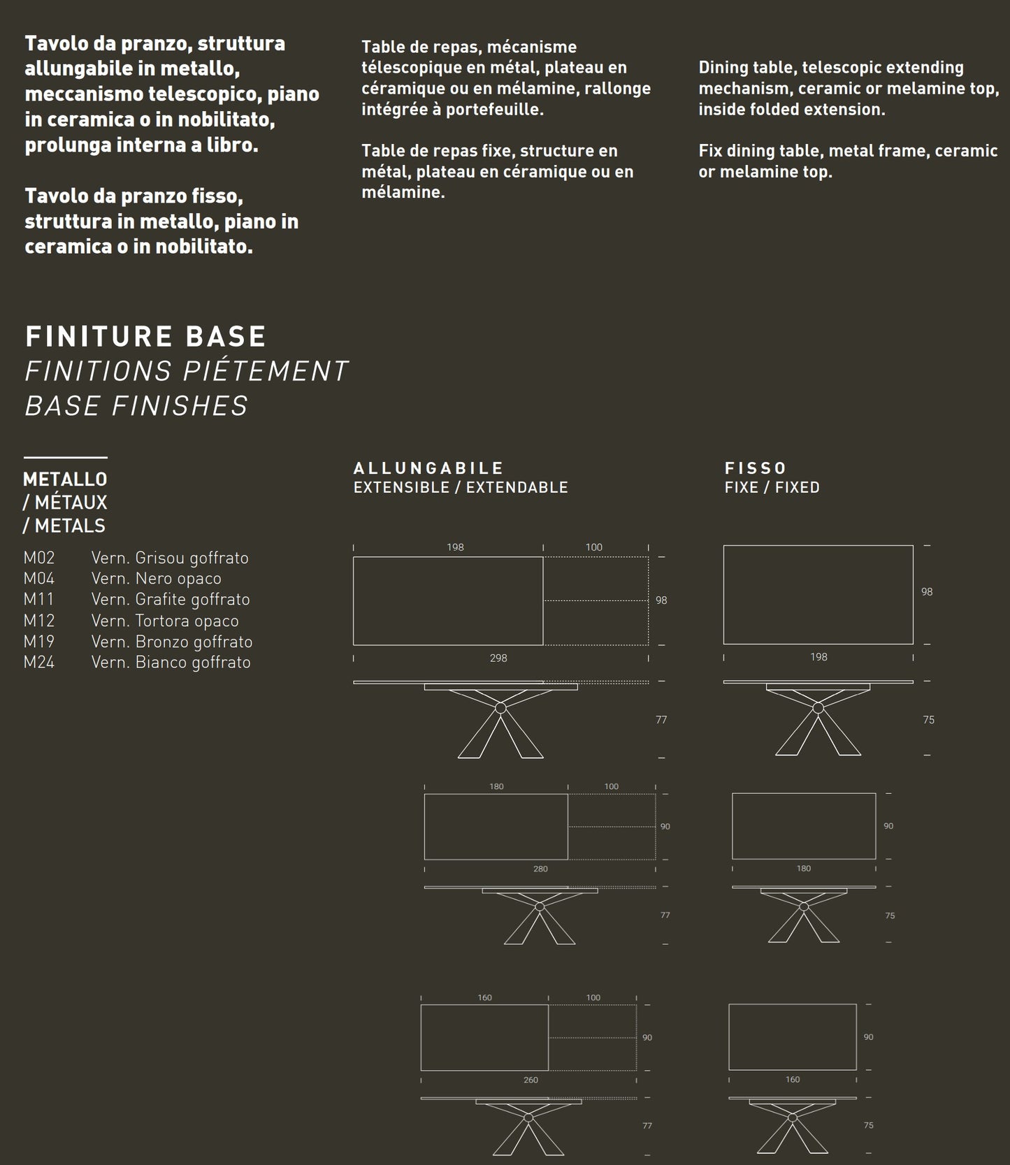 Sintesi Dining Table by Altacom