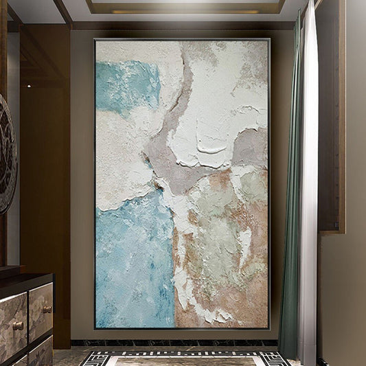 Modern palette knife pop wall art hand painted canvas