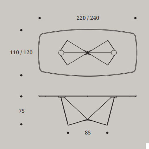 Origami Dining Table by Compar