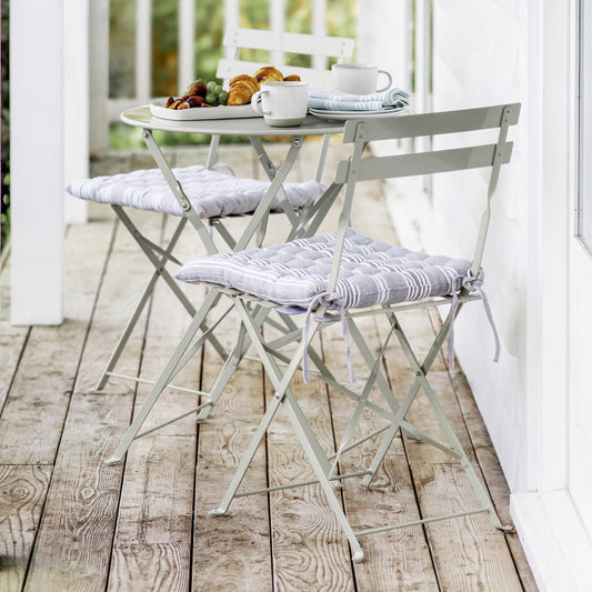 Rive Droite Bistro Outdoor Set Small Clay Steel by Garden Trading