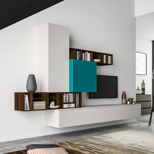 Slim 101 Composition TV Media Unit by Dall'Agnese