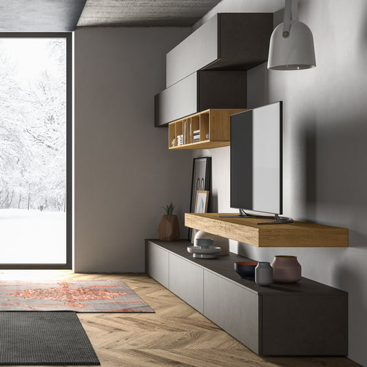 Slim 105 Composition TV Media Unit by Dall'Agnese