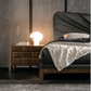 Dama king size bed in Canaletto Walnut by Dall' Agnese