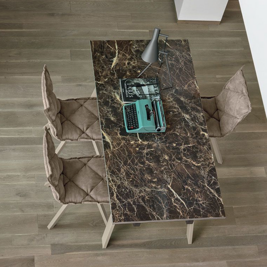 Marte Stoneware Extending Dining Table – Target Point | Italian Elegance & Durability