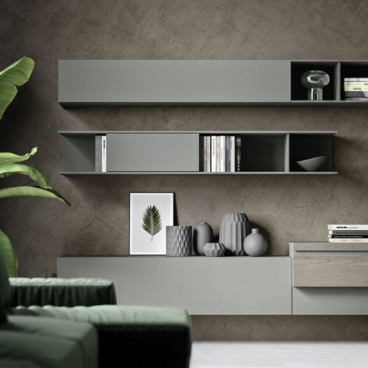 Floating Day 5 TV Media Unit by Orme | Italian Modular Design