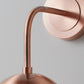 Mayfair rose gold wall lamp by Native