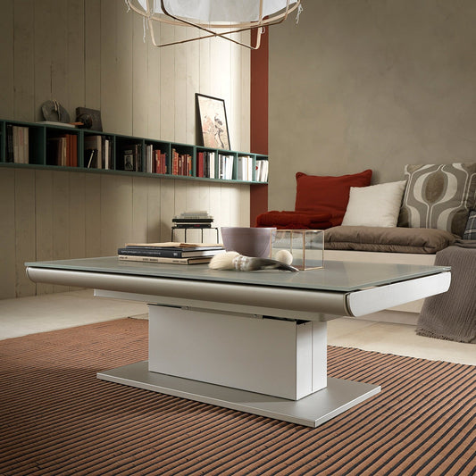 Ares Glass Transforming Coffee Table by Altacom