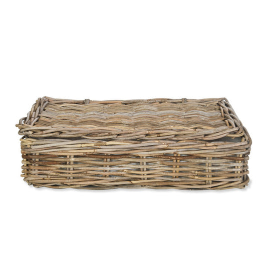 Bembridge Basket Medium with Lid by Garden Trading - Rattan