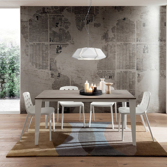 Carlo fixed or extending dining table by La Primavera - myitalianliving