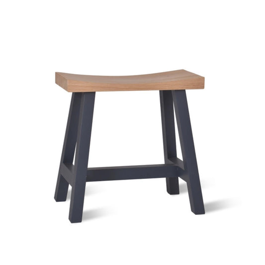 Clockhouse Stool with Carbon Legs by Gardon Trading- Oak & Beech