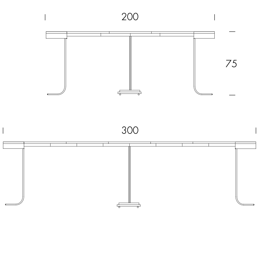 Cora Extendible Console Table in by Tonin Casa