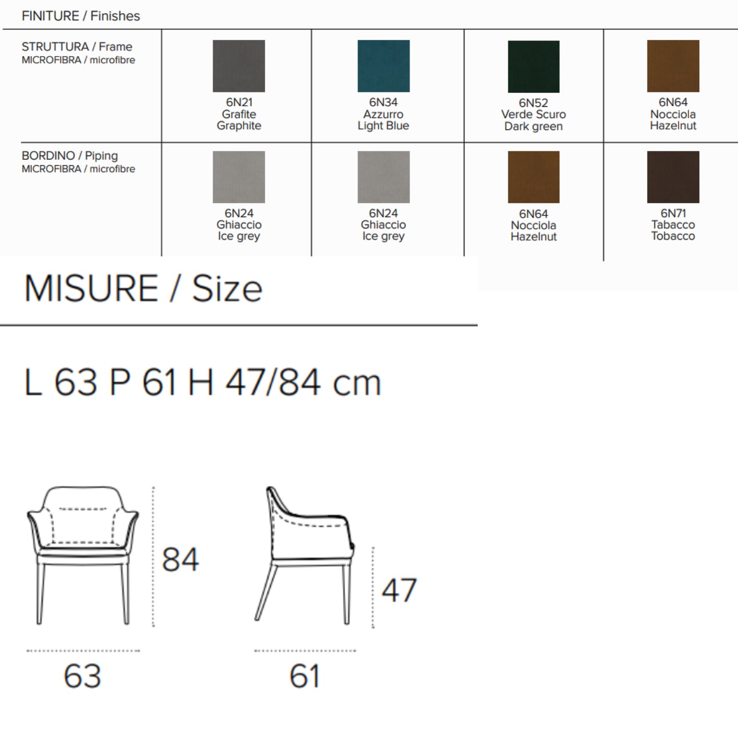 Dallas upholstered armchair by Target Point