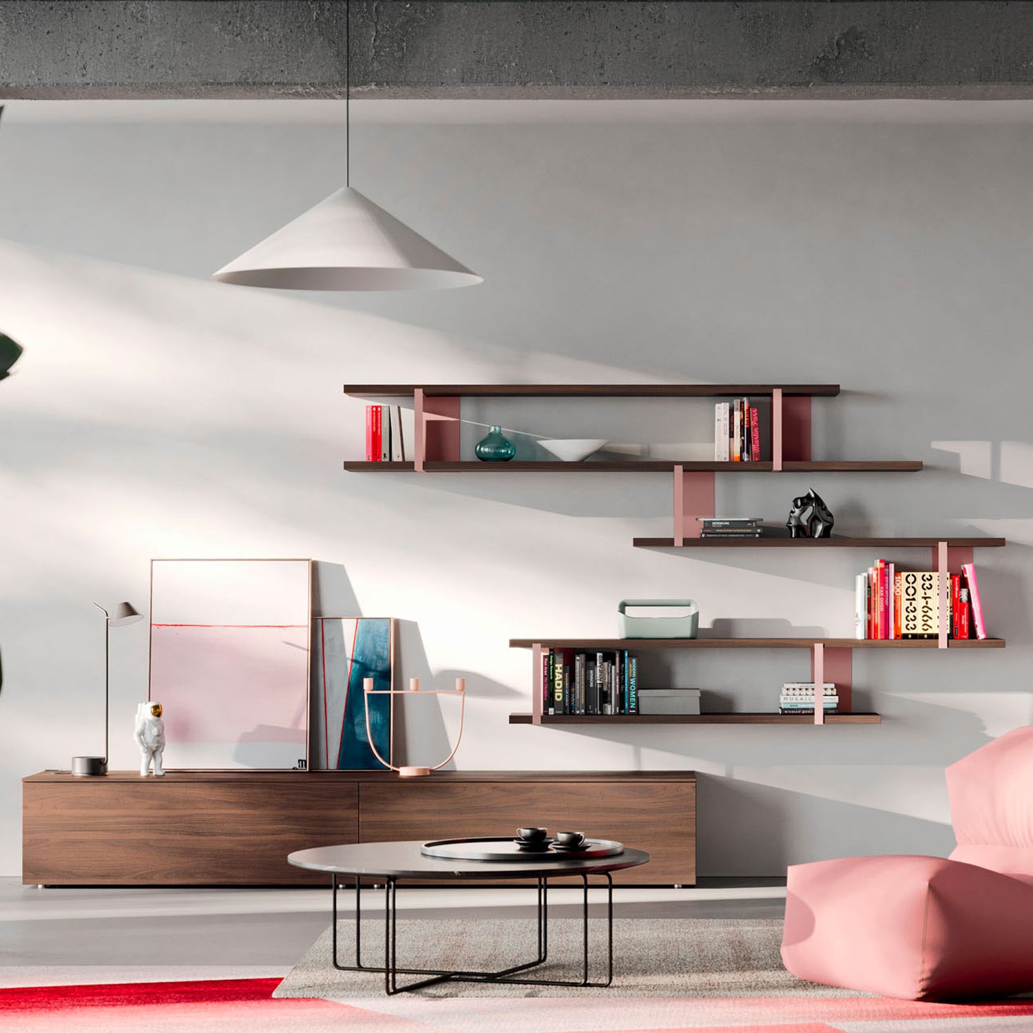 Light Day 03 Modern Wall Unit by Orme Design | Italian Custom Modular ...