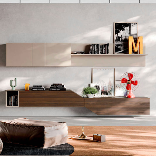 Light Day 12 geometric design wall unit by Orme Design