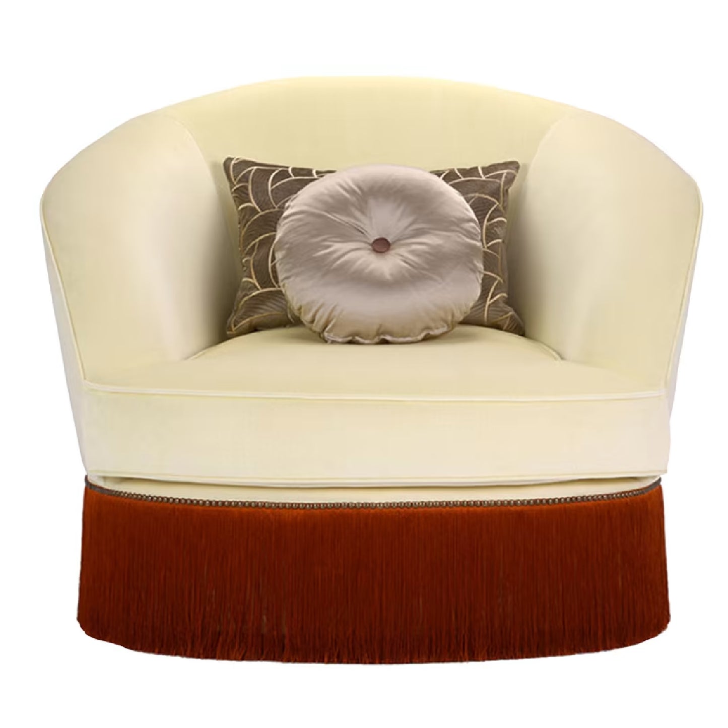 Dione Large White Armchair by Domingo Salotti