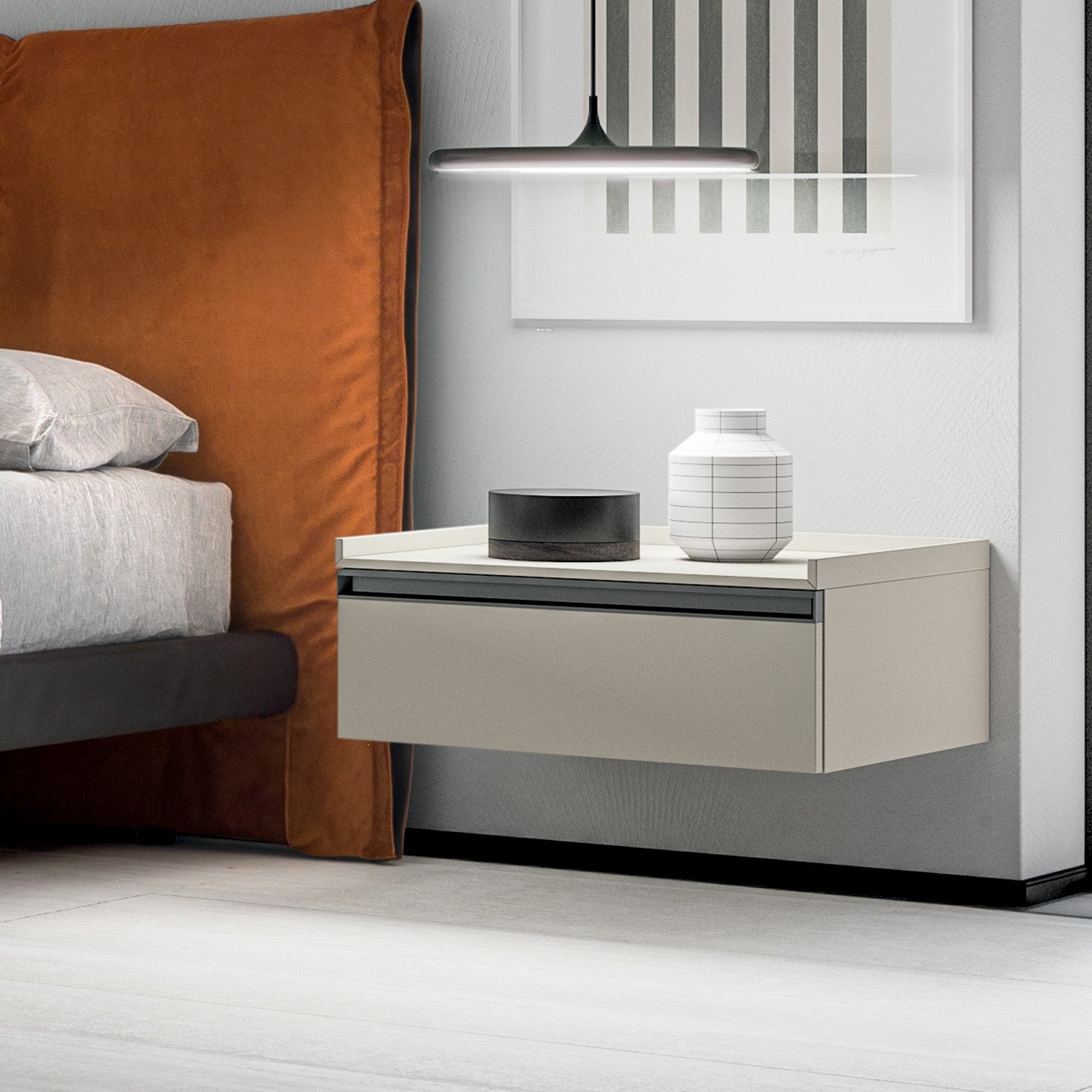 Floating deals nightstand cb2