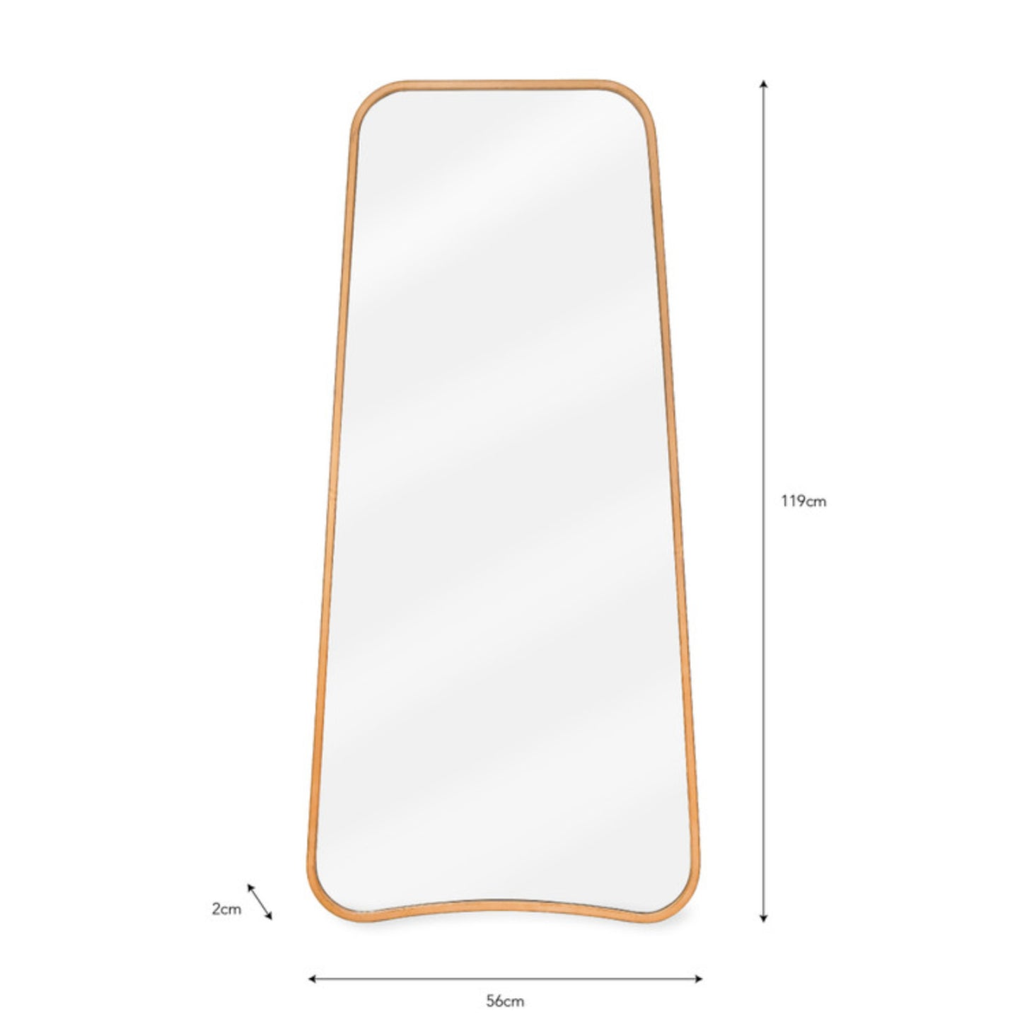 Epwell Wall Mirror in Bronze Finish by Garden Trading - Iron