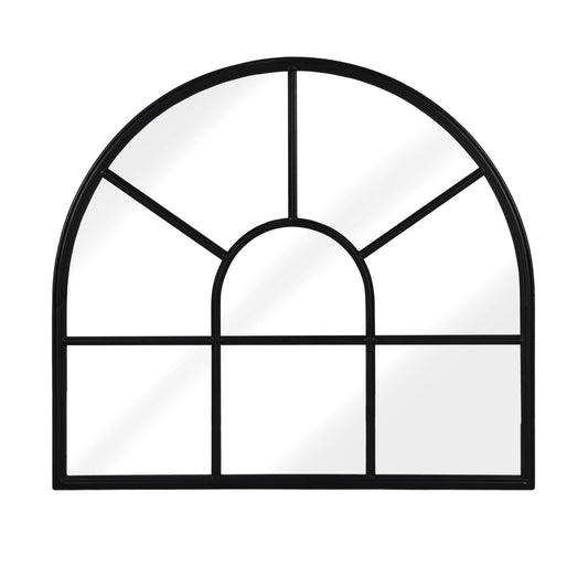 Fulbrook Arched Wall Mirror in 80 x 90cm by Garden Trading - Steel