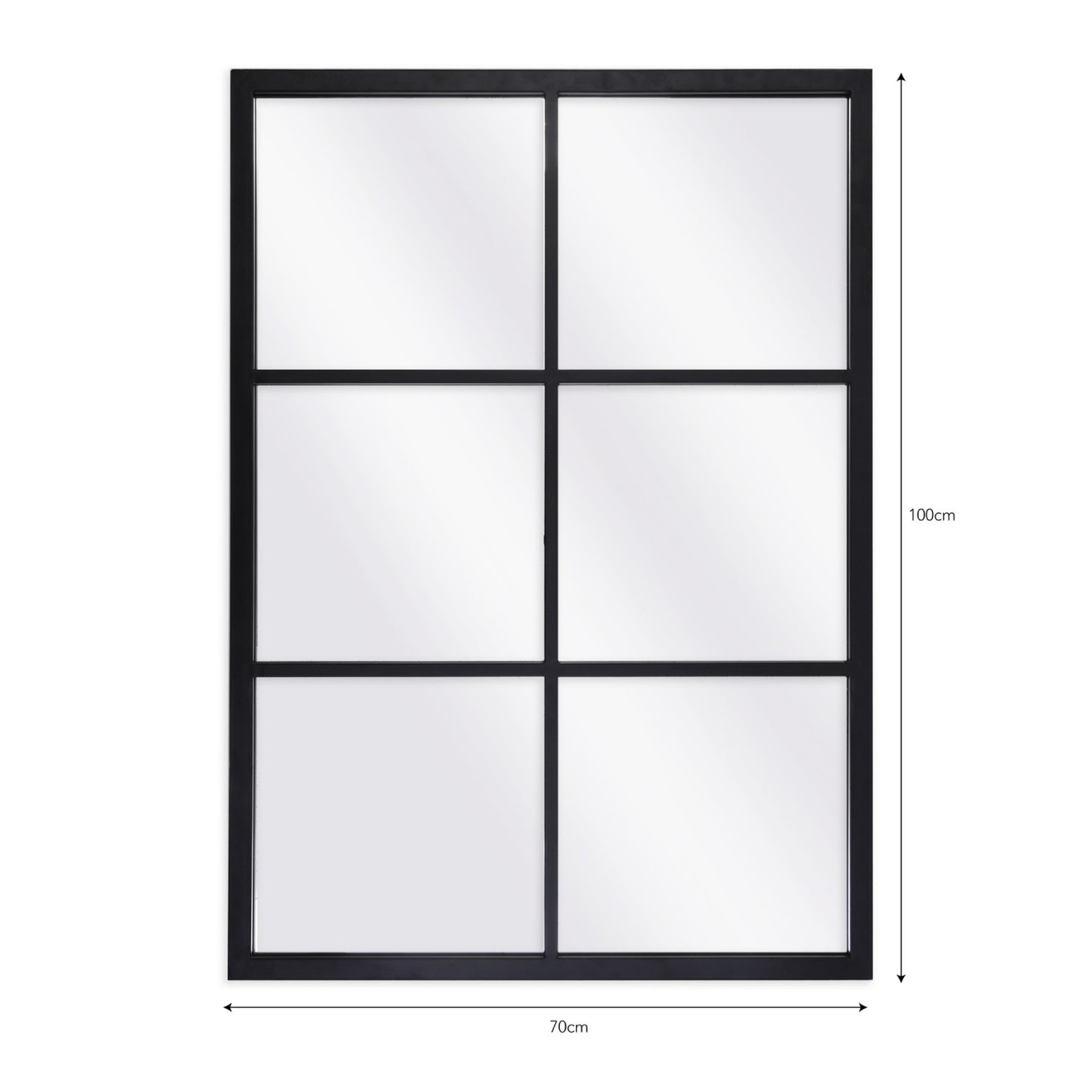 Fulbrook Wall Mirror in 100 x 70cm by Garden Trading