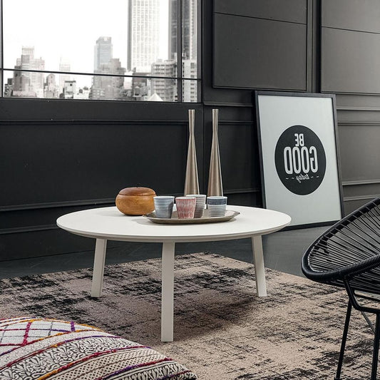 Gioia oval wooden coffee table by La Primavera - myitalianliving