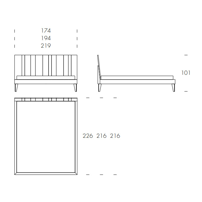 Random Bed by Tonin Casa