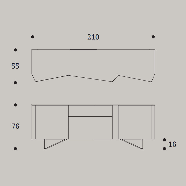 Vanity Sideboard by Compar