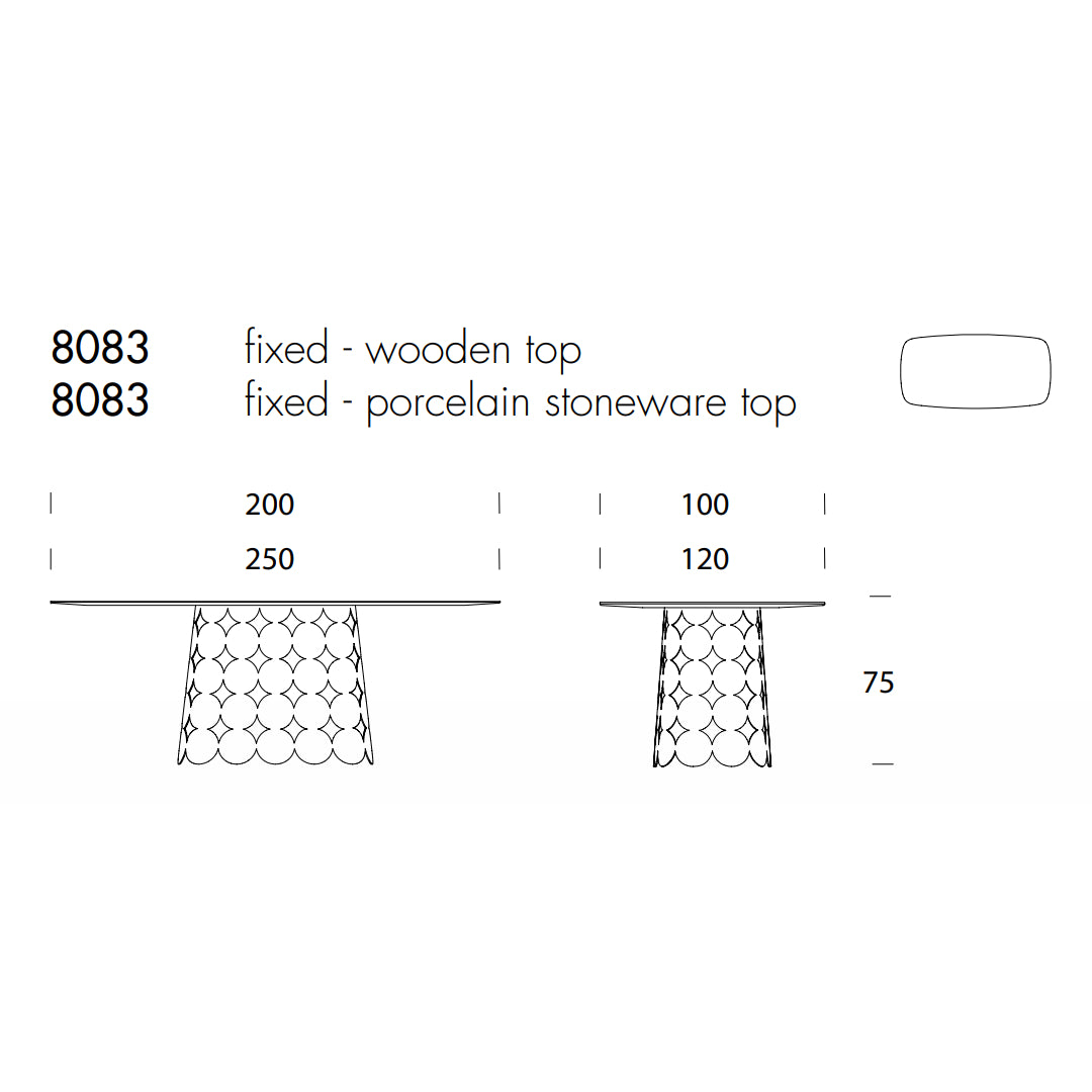 Pois Dining Table by Tonin Casa