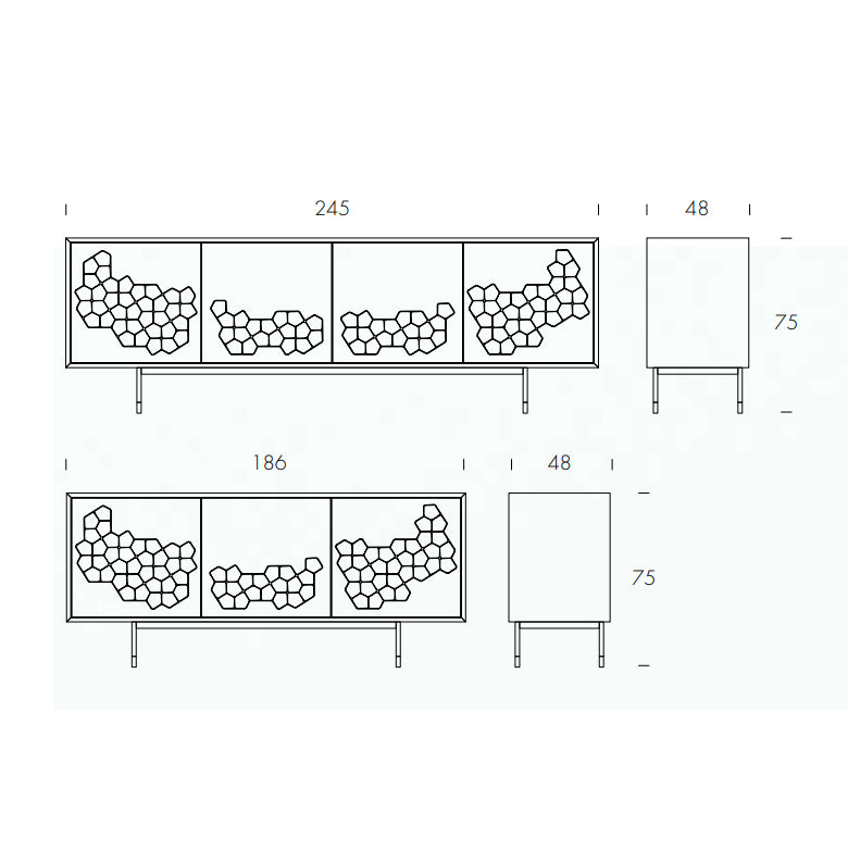 Gaudi Sideboard by Tonin Casa