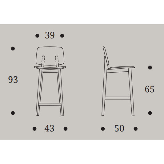 Luxi Stool by Compar