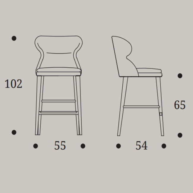 Fenice Stool by Compar