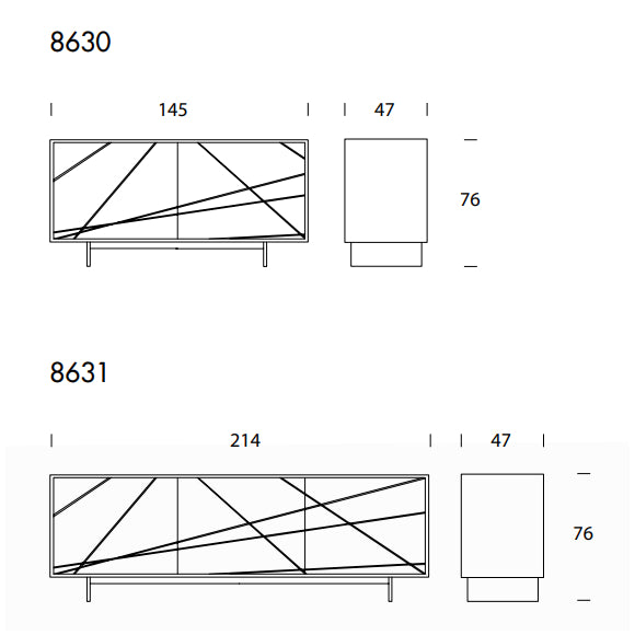 Maya Sideboard by Tonin Casa