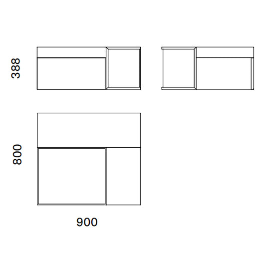 Puzzle 02 Occasional Table by Orme Design