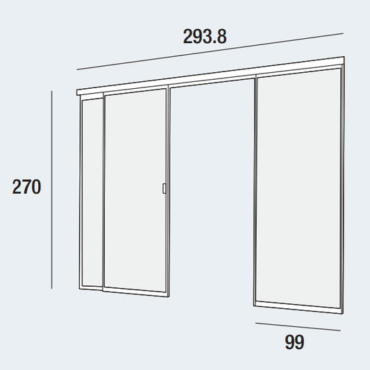 Naike Sliding Door Composition 701 by La Primavera
