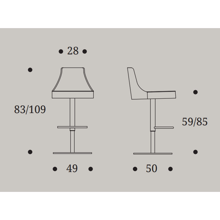 Mila Stool by Compar