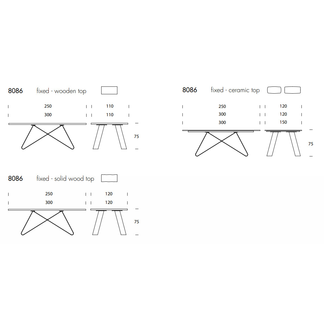 Status Dining Table by Tonin Casa