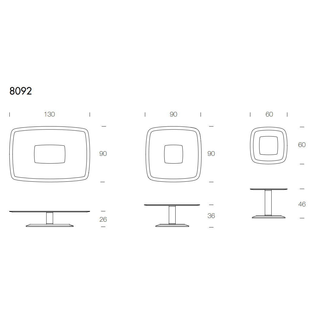 Botero Glossy Port Saint Laurent Marble Coffee Table by Tonin Casa