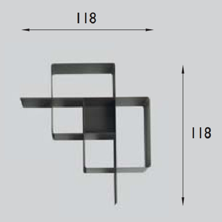 Mondrian Bookcase by Pezzani