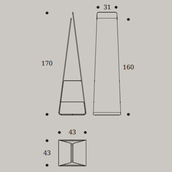 Luxor Mirror by Compar