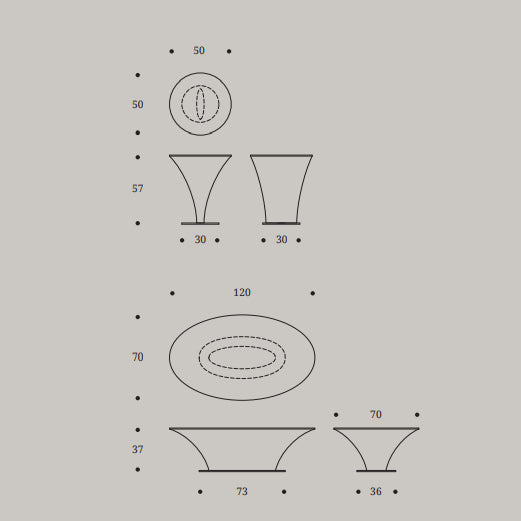 Boat Coffee Table by Compar